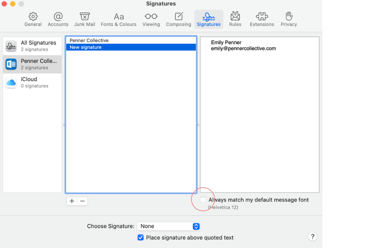 How to set up a Hubspot signature in Apple Mail through HTML